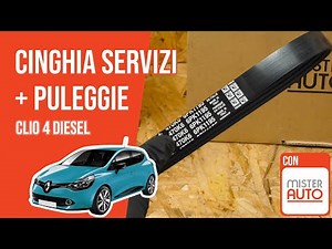Sostituzione cinghia servizi e puleggie Clio 4 1.5 dCi 🚗