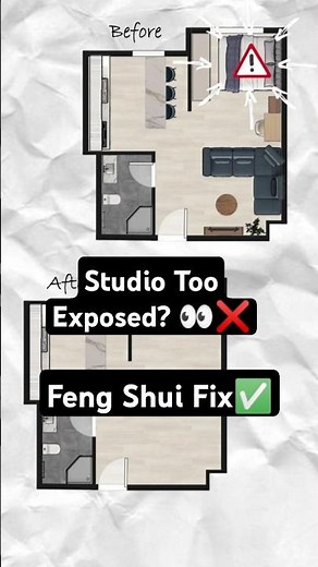 Feng Shui Studio Apartment Layout – Boost Energy Flow, Privacy & Bed Placement