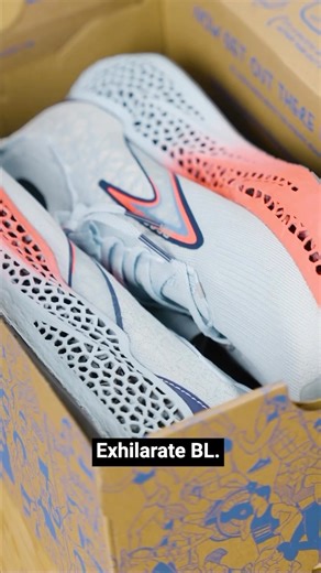 15K views · 41 reactions | Would you get a pair of 3D printed running shoes? ⬇️ Brooks have just released their latest creation from the BlueLine Lab, the Exhilarate BL! It’s fair to say we’re intrigued! #brooks #runninggear #runtech #runimproverepeat | The Running Channel | Facebook