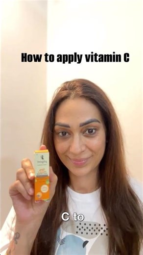 How to apply face serum? How to apply vitamin C serum on face ? #shorts #skincare
