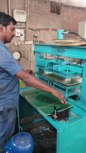 Call: 8688867011. Paper Plate Making Machine Business | Double Die Demo #Shorts