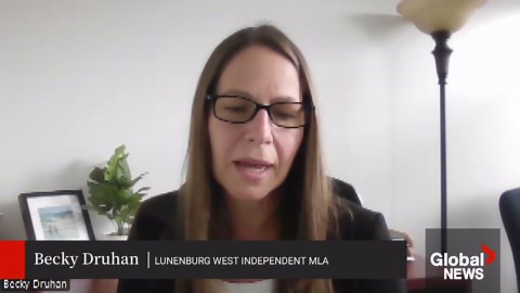 Dropped last week in Nova Scotia cabinet shuffle, Becky Druhan to sit as Independent