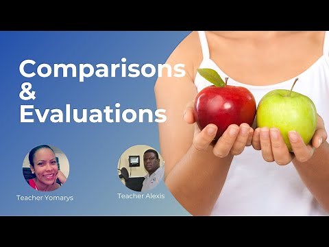 Evaluations with adjectives and nouns - Comparisons with adjectives and nouns - English grammar
