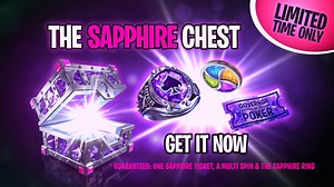 Introducing the new 💠Sapphire Team Chest💠 - now available in the Team Challenges for a limited time only! | Governor of Poker 3