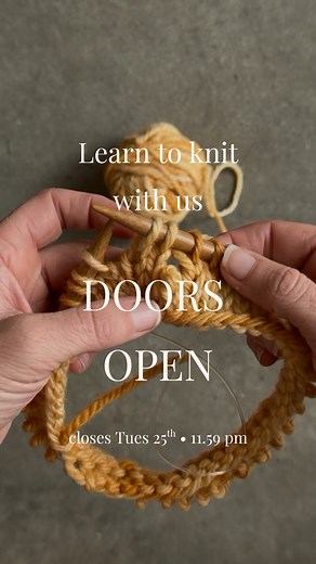 I’ve learned that the slow skills we hope our kids will carry… start with us taking the first step. Knitting has become one of the most grounding parts of our days - something we can do together, anywhere, at any pace. If you’ve been wanting to learn too, our Beginner Beanie Course is officially open. Inside you’ll get: • Lifetime access to all the pre-recorded videos • Learn completely at your own pace • Perfect for absolute beginners - no experience needed • Clear, simple steps taught with int