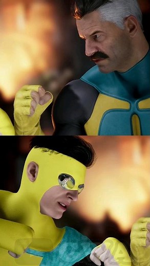 Johnny Cage as Invincible Intro with Omni-Man... Mortal Kombat 1