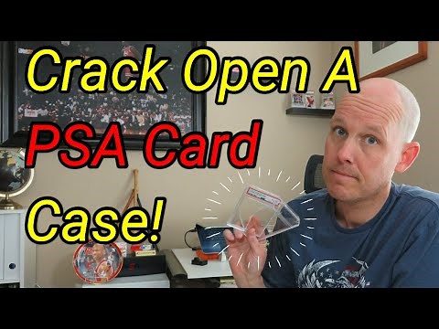 Easy and safe way to open a "New Style" PSA card case!