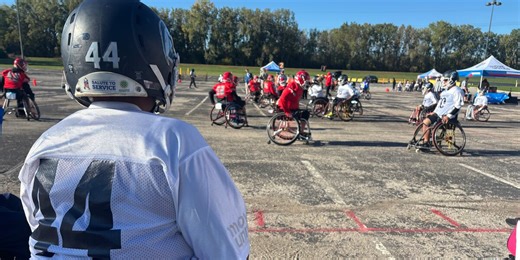 Wheelchair football league brings veterans to Kansas City