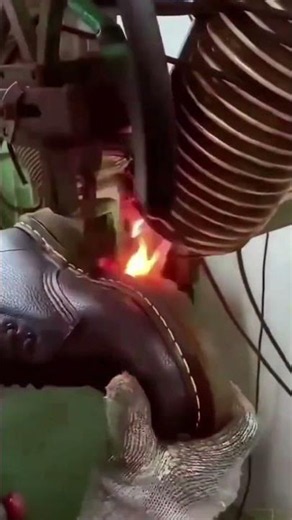 How Dr. Martens Soles Are Welded With Fire! 🔥