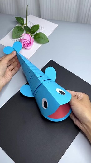 Create a Cute Origami Shark with Simple Instructions