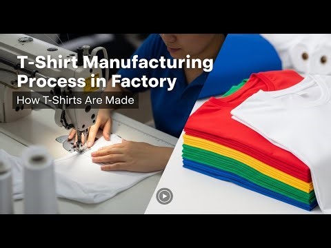 T-Shirt Manufacturing Process in Factory | How T-Shirts Are Made
