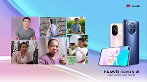 With the #HUAWEInova8PH and #HUAWEInova8iPH now available for pre-order from August 12-26, we take a look at these #novastars, who are proud users of our HUAWEI nova series! #SupernovaSuperCamera #SupernovaSuperCharge Pre-order the HUAWEI nova 8 and 8i starting at P13,999 and get freebies worth up to P6,427 plus free delivery til August 31 via the HUAWEI Store, Lazada and Shopee: https://fal.cn/3hqg4 | Huawei Mobile