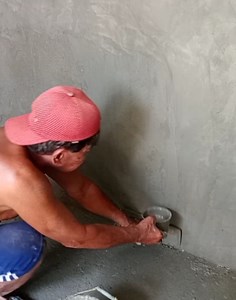 How to smooth the wall when plastering still wet (Best Technique) | Andris Brick Art