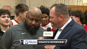 Fitch coach Kareem Brown on the Falcons' 64-42 win over Killingly, presented by Waterford Dental Health. | GameDay - Connecticut Sports