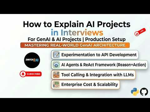 How to Explain AI Projects in Interviews | Agentic AI and How to call Tools in AI Agent