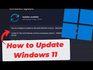 How to Update Windows 11 (Check for Updates)