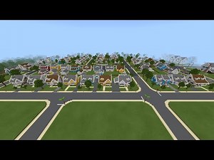 Minecraft - City Of Evansburg - Episode 43 - Urban Expansion #2 More Houses! (Timelapse)