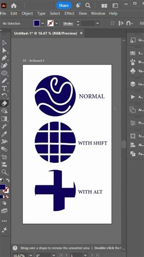 Use Rubber Tool in Adobe Illustrator #adobeillustrator