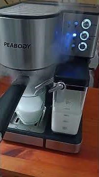 Capuchino preparado en la cafetera espresso Peabody PE-CE5007IXN #espresso #cafetera #peabody
