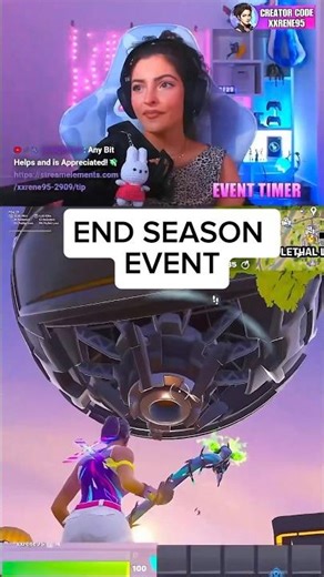 Fortnite End Season Event 😳 #fortnite #fortniteshorts