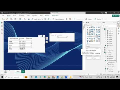 Basic Overview on How to Create Rankx DAX Function using Power BI Desktop