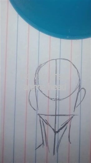 how to draw anime head