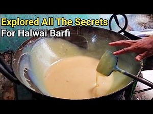 Secrets Of Halwai Barfi Recipe With Khoya Mawa Barfi Recipe Dukan Wali Barfi Ki Recipe Lahori Zaiqay
