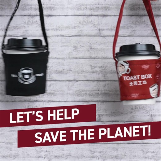 2.4K views · 22 reactions | Any day is a good day to save the planet  Receive a FREE Reusable Toast Box Cup Sleeve with min $10 spend in a single receipt, or purchase your own at $2 a piece! While stocks last, other T&Cs apply. | Toast Box Singapore | Facebook