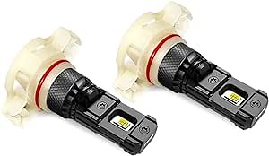 JDM ASTAR High Performance Bright White 1:1 Design 5202 5201 LED Fog Light Bulbs