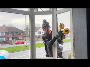 HOW TO REMOVE GLASS FROM A UPVC WINDOW
