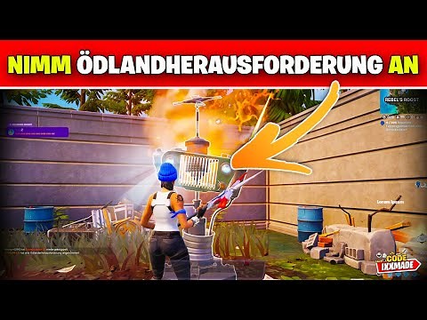 Nimm eine Ödlandherausforderung an Fortnite Turbostart Auftrag