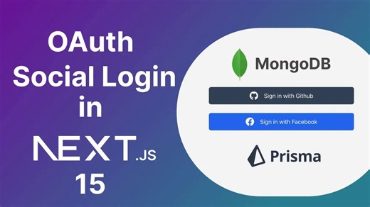 React - 🌐【Next.js新手必看】Next Auth v5社交登录教程！配合Prisma和MongoDB！💻