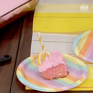 Why drink pink lemonade when you can EAT it in a cake 💖🍋 (Nice job, Grandbaby Cakes by Jocelyn Delk Adams!) #TheKitchen > Saturdays at 11a|10c | Food Network