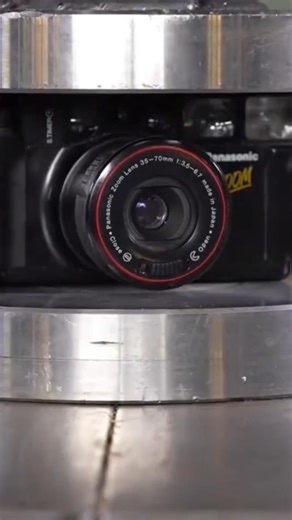 Best Crushing of Hydraulic Press VS Camera 📷 #shorts #viral #crush #hydraulicpress #ytshorts #usa