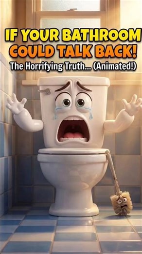 The bathroom talks back. #animation #humor #funny #youtubeshorts