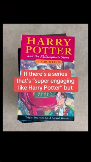If there’s a series that’s “super engaging like Harry Potter” would you read it? 📚
