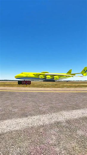 Giant Antonov 225 hits wing landing on a strong crosswind #aviation #a225 #videogame #digital | US Aviation TV