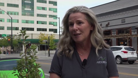 Boise parking spots turned into mini parks for Park(ING) Day celebration