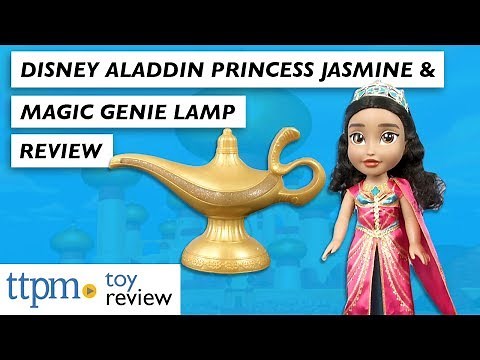 Disney Aladdin Princess Jasmine Musical Doll & Aladdin Magic Genie Lamp from Jakks Pacific