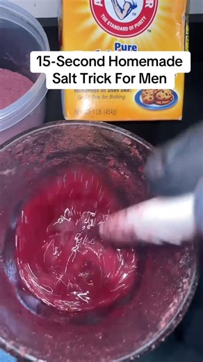 15-Second Homemade Salt Trick For Men — Discover This Easy Trick! | maxmanwellness