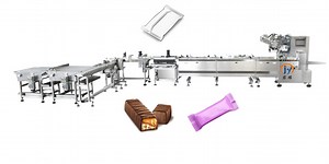 [Hot Item] Flow Pack Chocolate Packaging Bread Packing Machine