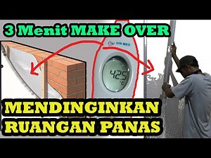 Cara Membuat kamar Sejuk Tanpa AC | Memasang aluminium atau styrofoam