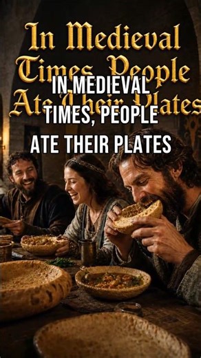 In Medieval Times, People Ate Their Plates
