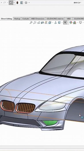 Dassault Systèmes on Instagram: "Here's a dope CAD timelapse video of a BMW Z4 done by @ahmedabdullah8x on @solidworks! A great way to end the week, are we right or are we right? 😇 #3DEXPERIENCE #CAD #solidworks #carmodel #automotive #bmw #bmwz4 #3dmodeling #3ddesign"