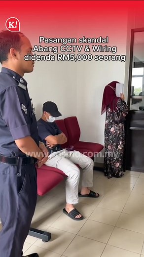 1.4K views · 6.9K reactions | Pasangan tular skandal seks, ‘Abang CCTV & Wiring dan cikgu sekolah didenda RM5,000 setiap seorang oleh Mahkamah Tinggi Syariah Melaka, hari ini. Video oleh ARIF HAMIZAN MISKON/KOSMO! | Kosmo Online | Facebook