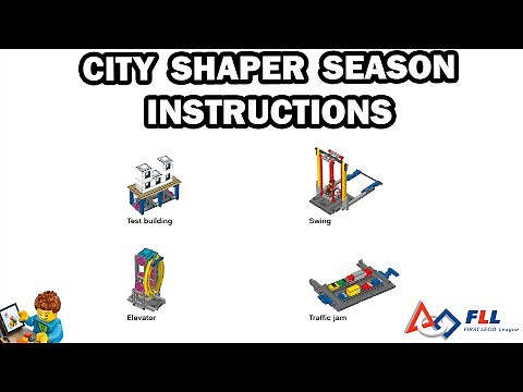 LEGO INSTRUCTIONS - MISSION MODEL CITY SHAPER - FIRST LEGO LEAGUE - CHALLENGE BOX SET