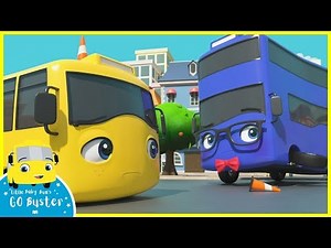Buster's First Day At School - Song | Go Buster | Baby Cartoons | Kids Songs | ABCs and 123s