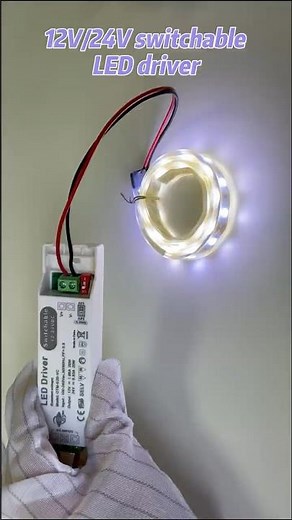 12V/24V dual voltage free switching LED driver power supply #leddriver #electric #light #ledlights