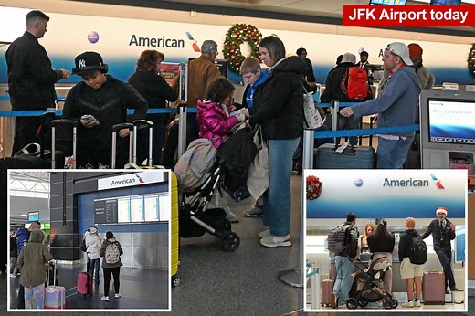 American Airlines technical issue sparks travel chaos on Christmas Eve as flights heavily delayed after being grounded