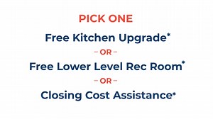 As easy as One. Two. Free! Now extended for a limited time – 3 great ways to save at Atlantic Builders communities. Check out our beautiful Augusta County Homes from the $300s and choose how YOU want to save: 1. Free Kitchen Upgrade 2. Free Lower Level Rec Room 3. Free Cash for Closing Take advantage of this limited-time promotion at our Augusta County communities or any of our other beautiful communities. See website for details. | Atlantic Builders